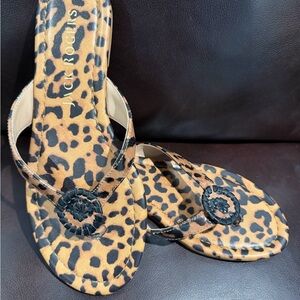 Jack Rogers Animal Print Sandals